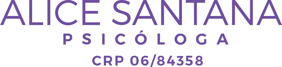 Alice Santana — Psicóloga · CRP 06/84358